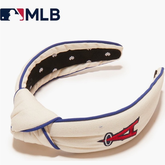 Lele Sadoughi Accessories - ⚾️ 😇 Lele Sadoughi MLB Los Angeles Angels Embroidered Headband